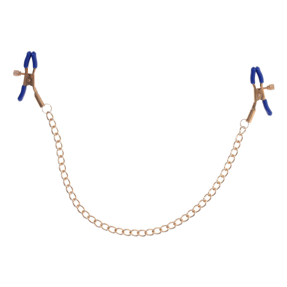 Sportsheets Cougar Chained Nipple Clamps